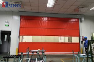 high speed fabric doors