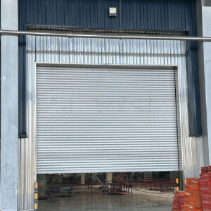 Steel roll up door case