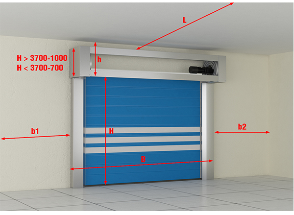 spiral door installation