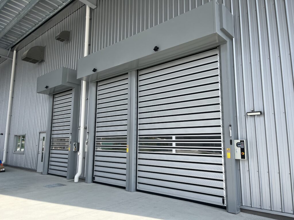 high speed spiral door