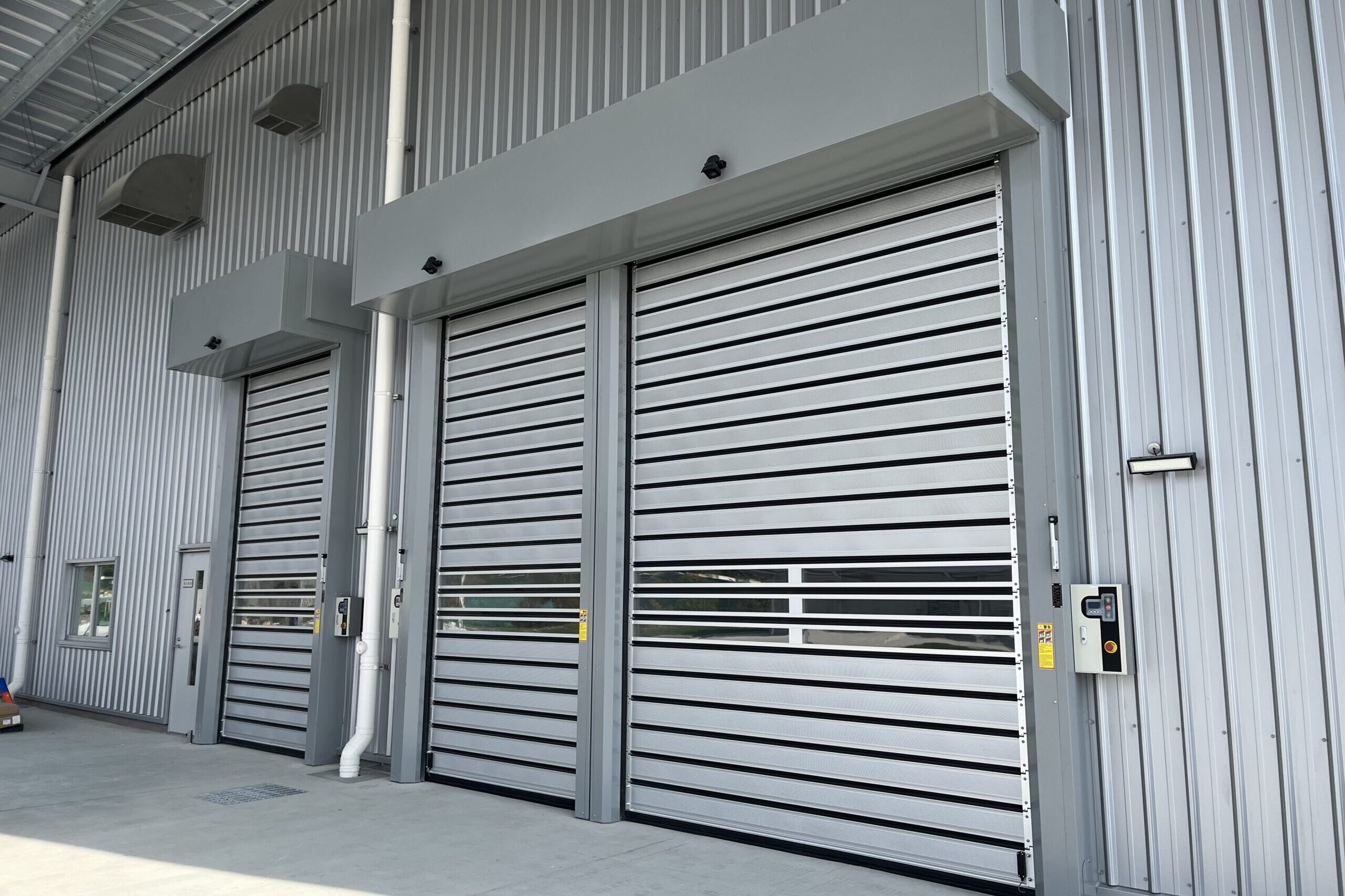 high speed spiral door