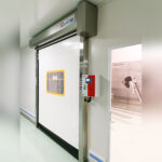 puerta de acero para sala limpia