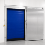 Puerta automatizada para almacén frigorífico