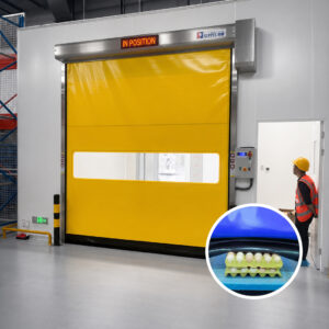 flexible bottom high speed door