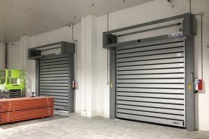 Porta avvolgibile in alluminio